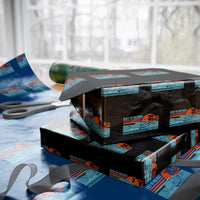 Gulf Of Mexico Forever Wrapping Paper Roll Vintage Retro Beach Coconut Tree - Wonder Print Shop