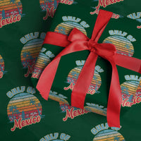 Gulf of Mexico Wrapping Paper Roll Retro Vintage Beach - Wonder Print Shop