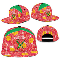 Guyana Cricket Snapback Cap 2025 Go Amazon Warriors Tropical Style - Wonder Print Shop