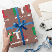 Gym Tan Laundry GTL Italian Flag Wrapping Paper Roll - Wonder Print Shop