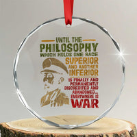 Haile Selassie Crystal Glass Ornament War Speech Lion of Judah Rasta Jah Bless TS10