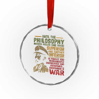 Haile Selassie Crystal Glass Ornament War Speech Lion of Judah Rasta Jah Bless TS10