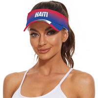 Haiti 2026 Football Sun Visor Cap Ayiti Allez Les Grenadiers