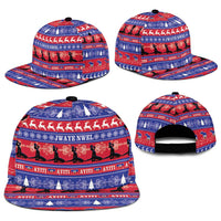 Haiti Christmas Snapback Cap Jwaye Nwel Ayiti Neg Marron Veve Vodou - Wonder Print Shop