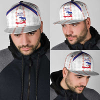 Haiti Football Snapback Cap Les Grenadiers Veve Vodou White - Wonder Print Shop