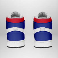 Haiti High Sneakers AJ1 Classic National Flag Style - Wonder Print Shop