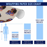 Haitian Girl Wrapping Paper Roll Melanin Black Girls Haiti Flag Proud Haitienne