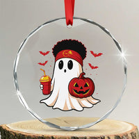 Halloween Chiefs Ghost Crystal Glass Ornament Pumpkin Ghost Costume TS10