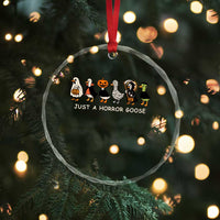 Halloween Funny Goose Crystal Glass Ornament Spooky Season 90s Horror Movie TS10