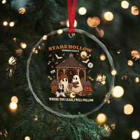 Halloween Stars Hollow Crystal Glass Ornament Retro Book Lover Cute Ghost Fall Pumpkin TS10