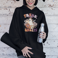 Halloween Hoodie Funny Freak In The Sheet Spooky Boo Sheets Ghost Halloween T-Shirt for Halloween lovers, Spooky Season Shirt, Ghosts - Wonder Print Shop