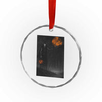 Halloween Wendigo Crystal Glass Ornament Scary Pumpkin Moon TS10