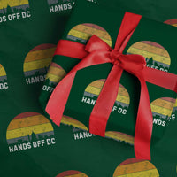 Hands Off DC Wrapping Paper Roll Retro Washington D.C. Skyline - Wonder Print Shop