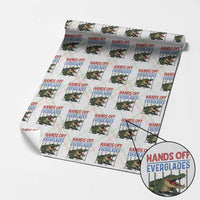 Hands Off Everglades Wrapping Paper Roll Alligator Protest - Wonder Print Shop