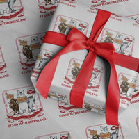 Hands Off Greenland Wrapping Paper Roll Support Greenlander Gift