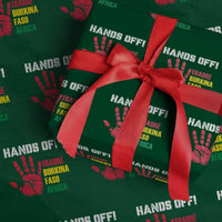 Hands Off Traoré Burkina Faso Africa Wrapping Paper Roll - Wonder Print Shop