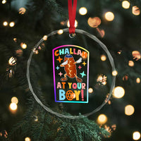 Hanukkah Challah At Ya Boy Crystal Glass Ornament Funny Holiday Gift TS12