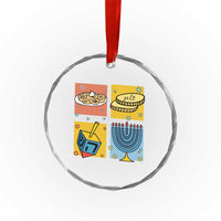 Hanukkah Crystal Glass Ornament Festival Of Lights Dreidel Menorah Candle Star Gift TS12