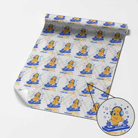 Hanukkah DJ Challah And Dreidel Wrapping Paper Roll Funny Jewish Gift - Wonder Print Shop