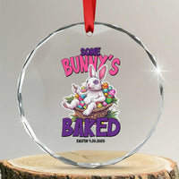 Happy 420 Easter Crystal Glass Ornament Bunny Funny Weed Smoking Rabbit Cannabis 4/20 Day TS02