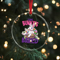 Happy 420 Easter Crystal Glass Ornament Bunny Funny Weed Smoking Rabbit Cannabis 4/20 Day - Wonder Print Shop