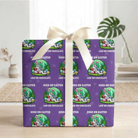 Happy 420 Easter Wrapping Paper Roll Funny Bunny Marijuana Cannabis Weed