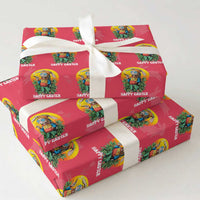 Happy 420 Easter Wrapping Paper Roll Funny Bunny Smoking Weed
