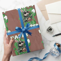 Happy 420 Easter Wrapping Paper Roll Funny Smoking Easter Bunny - Wonder Print Shop