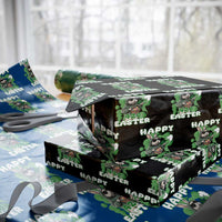 Happy 420 Easter Wrapping Paper Roll Funny Smoking Easter Bunny - Wonder Print Shop