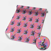 Happy 420 Easter Wrapping Paper Roll Funny Smoking Easter Bunny Smells Funny Easter