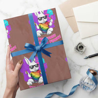 Happy 420 Easter Wrapping Paper Roll The Bunny Smells Funny - Wonder Print Shop