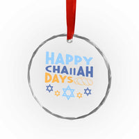 Happy Challah Days Crystal Glass Ornament Hanukkah Holiday Gift - Wonder Print Shop