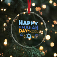 Happy Challah Days Crystal Glass Ornament Hanukkah Holiday Gift TS12