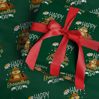 Happy Groundhog Day Wrapping Paper Roll Punxsutawney Phil Groundhog Lover - Wonder Print Shop