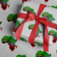 Happy Kwanzaa Lion Wrapping Paper Roll African Heritage Pride Gift For Men - Wonder Print Shop