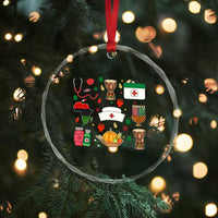 Happy Kwanzaa Nurse Pride Crystal Glass Ornament African Culture Holiday Gift TS12