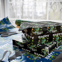 Happy St Pat Rex Day Wrapping Paper Roll St Patricks Day Dino Lover