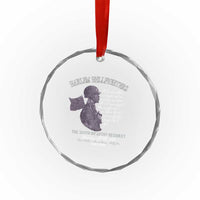 Harlem Hellfighters Tribute Crystal Glass Ornament 369th Infantry Regiment Military Soldiers Vintage TS02