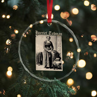 Harriet Tubman Crystal Glass Ornament Juneteenth Black History Freedom TS10