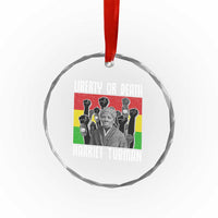 Harriet Tubman Crystal Glass Ornament Liberty Or Death Women Empowerment Quote - Wonder Print Shop