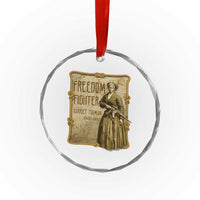 Harriet Tubman Freedom Fighter Crystal Glass Ornament Feminist History Gift - Wonder Print Shop
