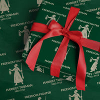 Harriet Tubman Freedom Fighter Wrapping Paper Roll History Lover Gift - Wonder Print Shop