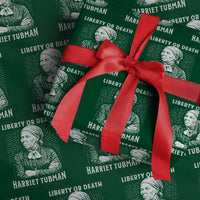 Harriet Tubman Liberty Or Death Wrapping Paper Roll Female Empowerment History Gift - Wonder Print Shop