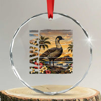 Hawaii Tropical Bird Crystal Glass Ornament Summer Island Vacation Gift