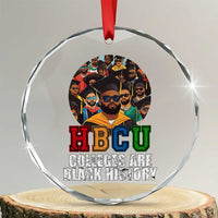 HBCU Colleges Are Black History Crystal Glass Ornament African Education TS02