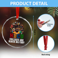 HBCU Colleges Are Black History Crystal Glass Ornament African Education TS02