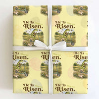 He Is Risen Hop On Wrapping Paper Roll Christian Easter Frog