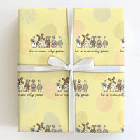 He Is Risen Silly Goose Wrapping Paper Roll Funny Christian Easter