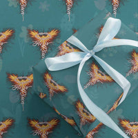 He Is Risen Wrapping Paper Roll Jesus Resurrection Easter Christian Cross Phoenix Rising
