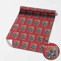 He Is Rizzin Wrapping Paper Roll Funny Christian Football Lover Gift - Wonder Print Shop
